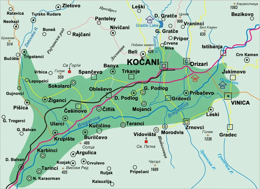 Kočani Rice Fields — Sasa Mine (North Macedonia)