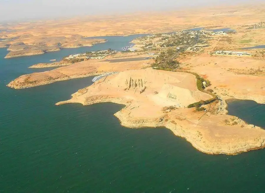 Insulă lângă Abu Simbel