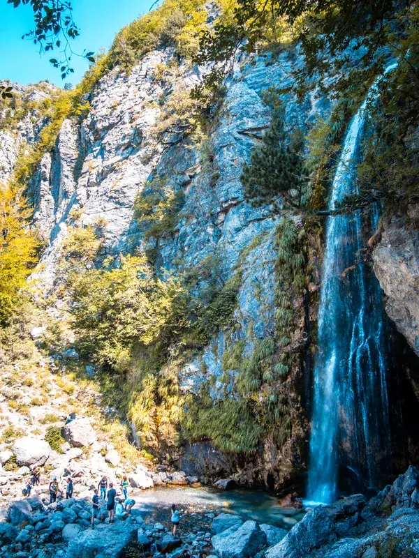 Grunas-Wasserfall — Valbona-Tal (Albanien)