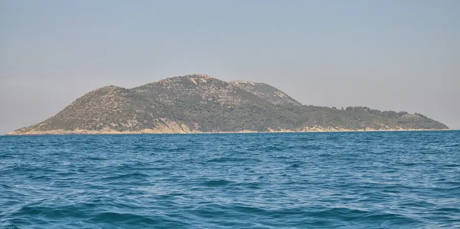 Insel Sazan — Apollonia (Albanien)