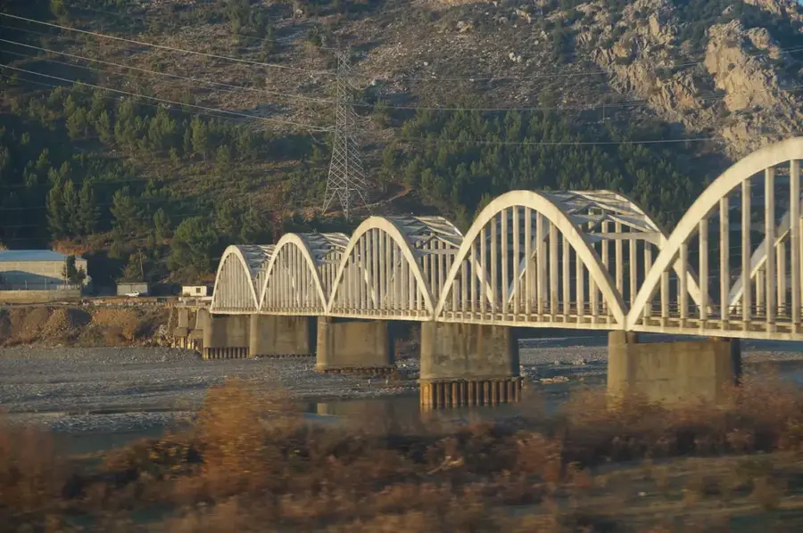 Zogu-Brücke — Burg Kruja (Albanien)