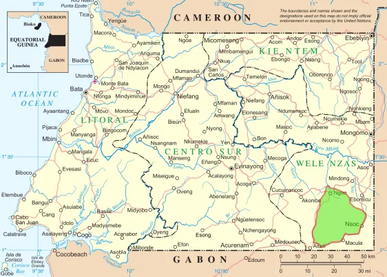 Altos de Nsork dombvidék — Mitzic (Gabon)