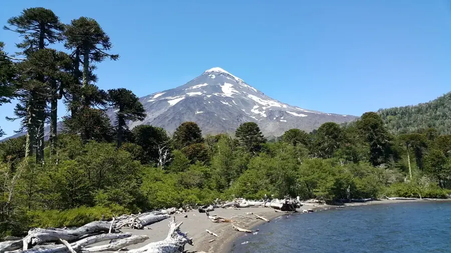 Volcán Lanín — Bosque de Arrayanes (Argentinien)