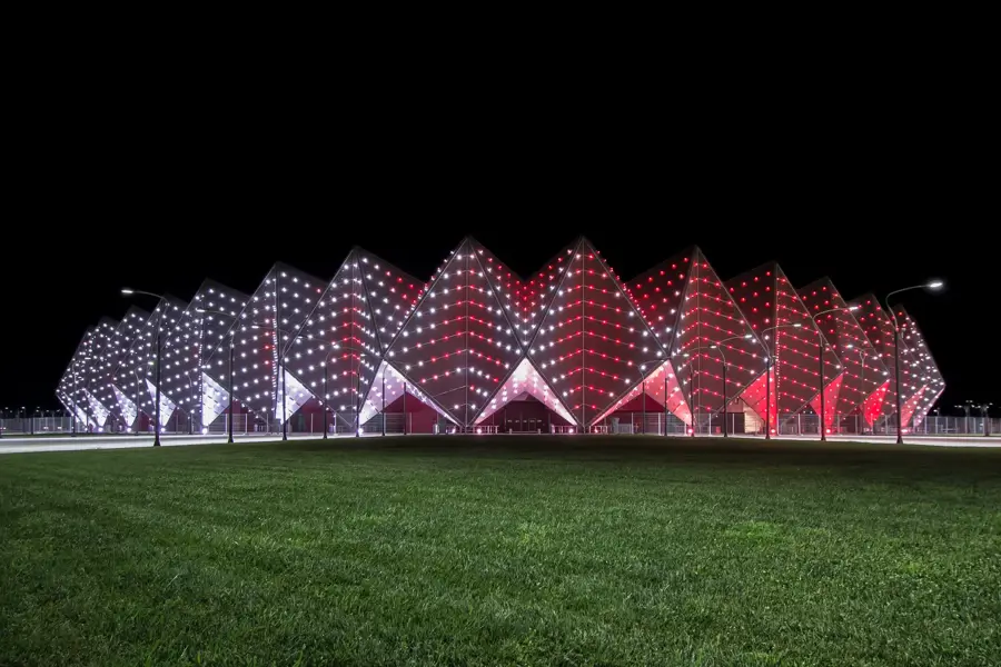 Baku Crystal Hall — Schlammvulkane (Aserbaidschan)
