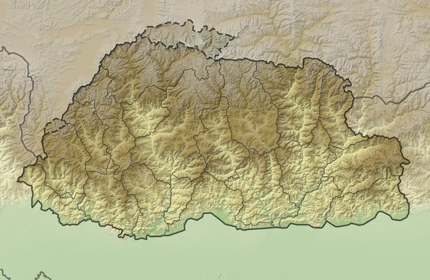 Munții Negri — Trongsa (Bhutan)
