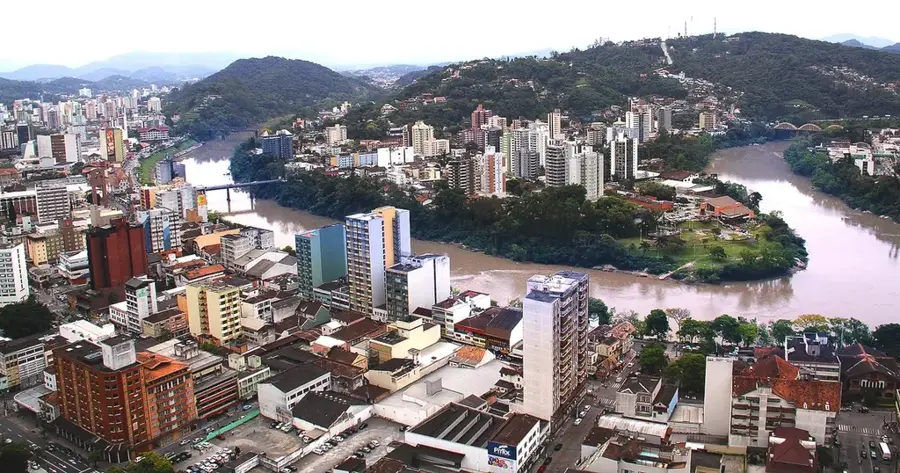 Blumenau — Hercílio-Luz-Brücke (Brasilien)