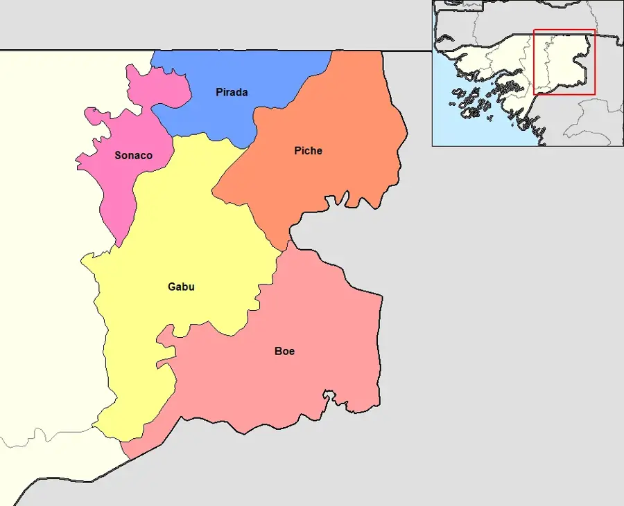 Zăcământul de bauxită din Boé — Gabú (Guineea-Bissau)