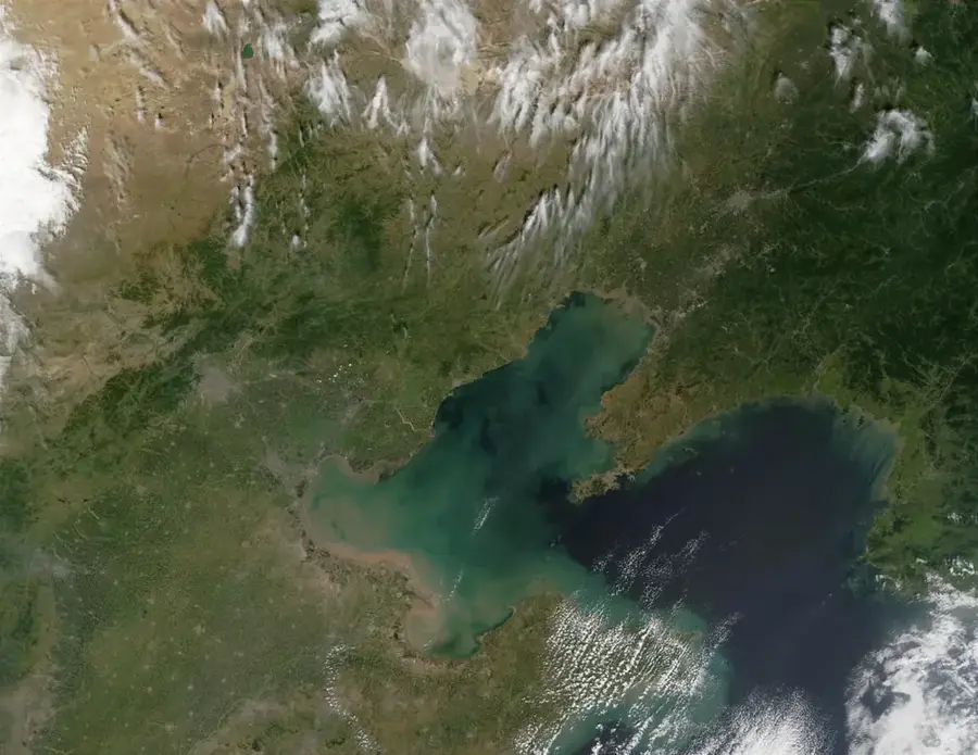 Marea Bohai (China)