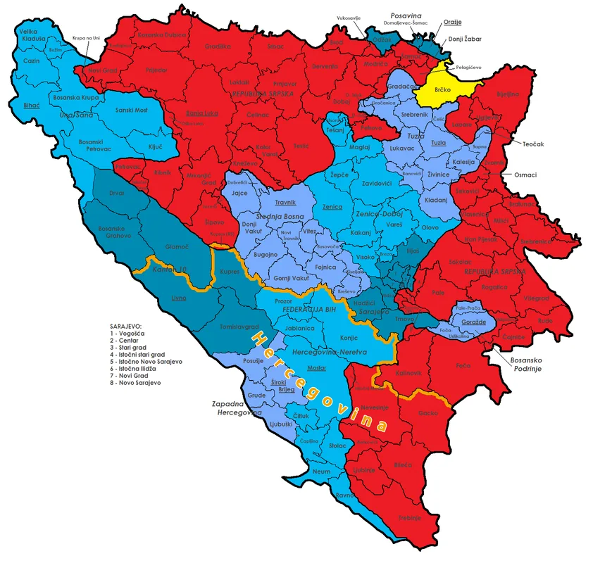 Altstadt Gacko — Perućica Urwald (Bosnien und Herzegowina)