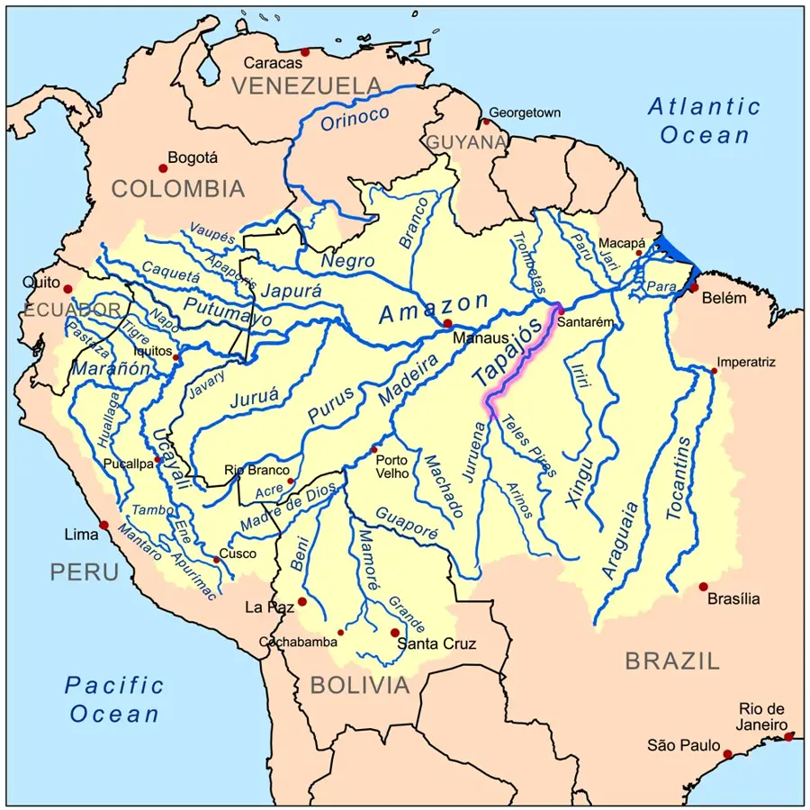 Rio Tapajós — Belém (Brasilien)