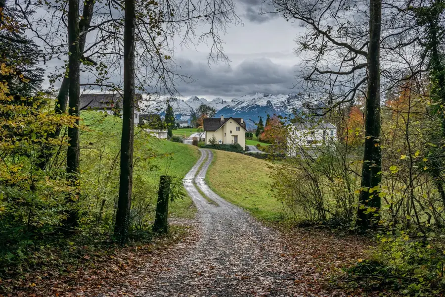 Gantenstein — Alsó-vár romjai (Liechtenstein)