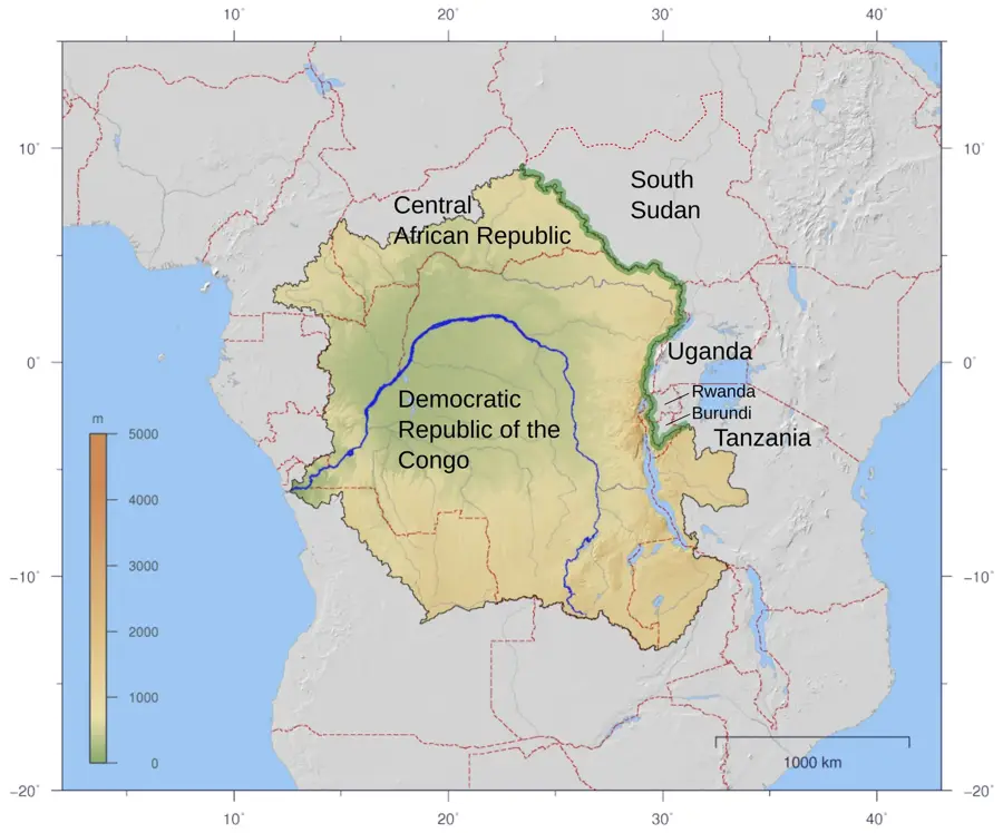 Congo-Nile Divide — Rukarara River Source (Rwanda)