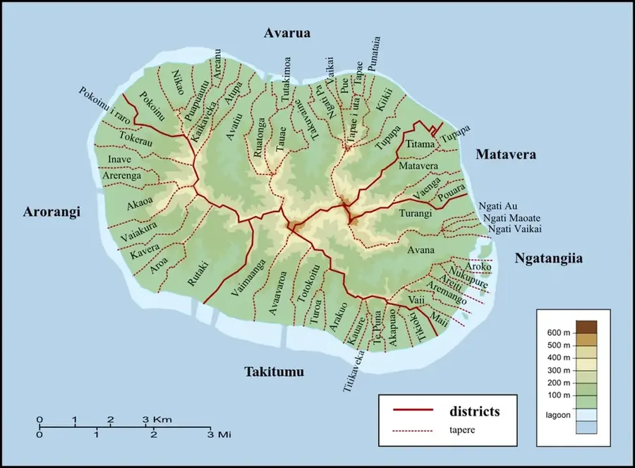 Titikaveka — Maungatea (Cookinseln)