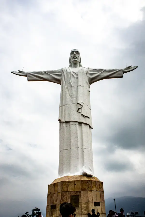 Statuia Cristo Rey din Cali — Popayán (Columbia)