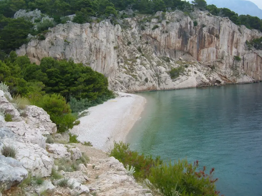 Nugal-strand — Stiniva-öböl (Horvátország)