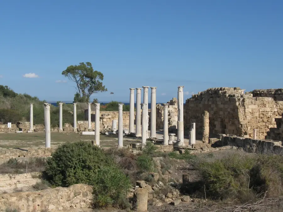 Ruinen von Salamis — Aussichtspunkt Burg Kantara (Zypern)