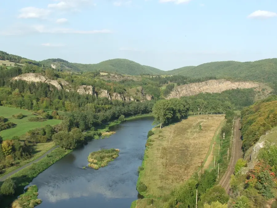Berounka — Burg Zvíkov (Tschechien)