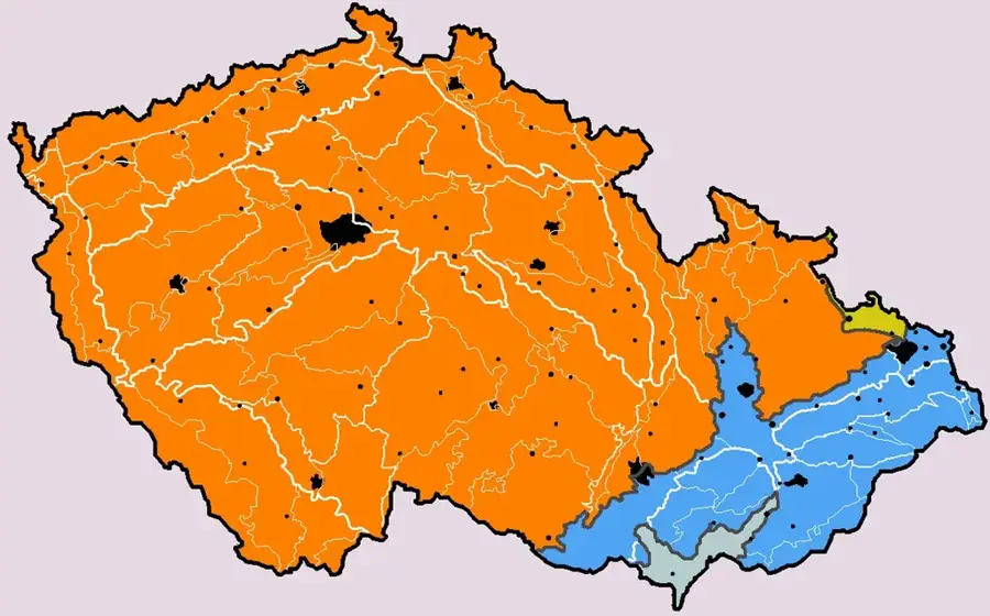 Thaya-Svratka-medence — Mikulovi borvidék (Csehország)