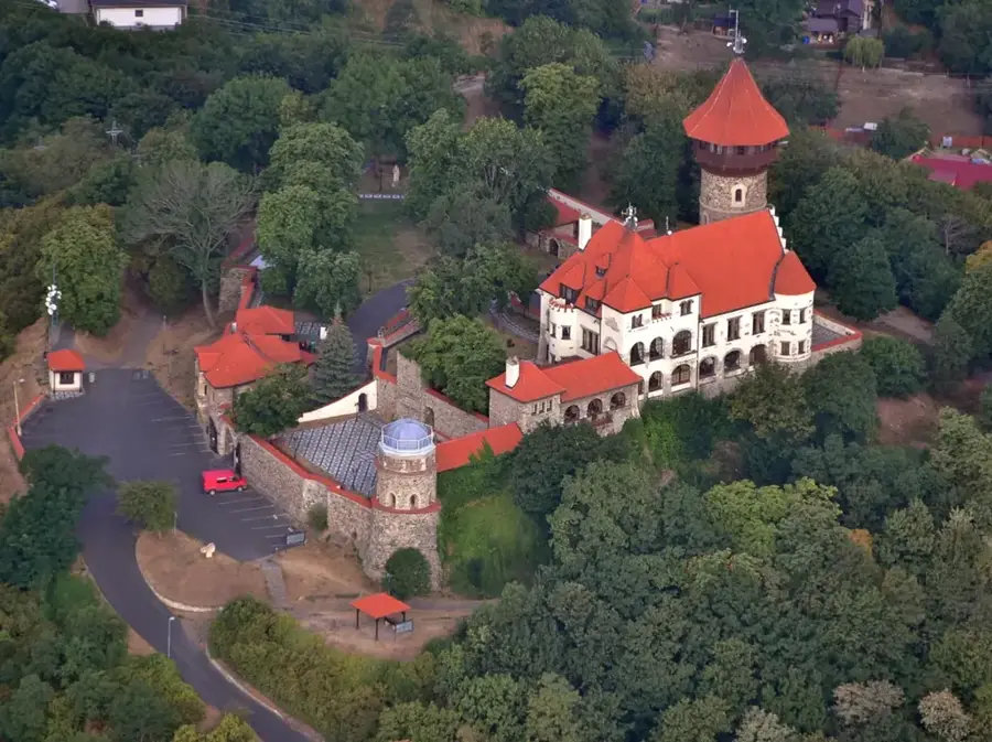 Castelul Hněvín — Portul Ústí nad Labem (Cehia)