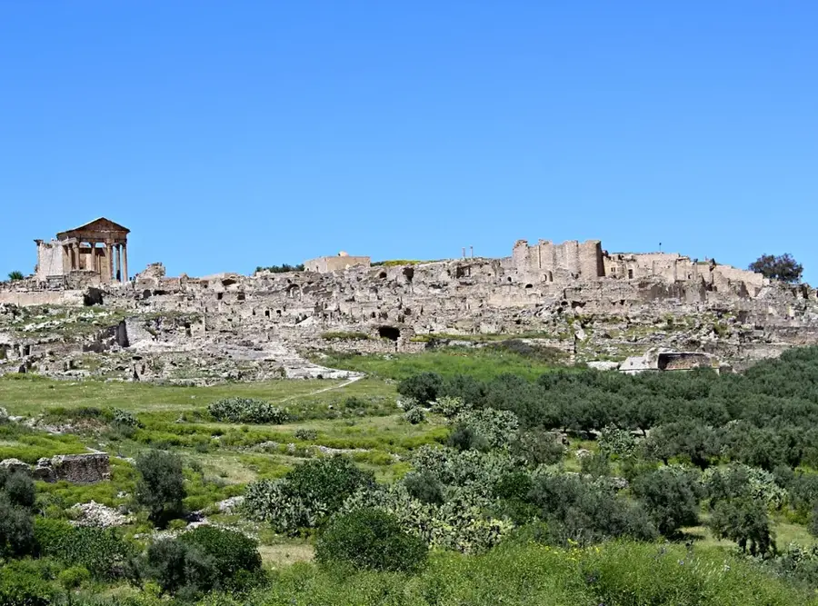 Ausgrabungsstätte Dougga — Jendouba (Tunesien)