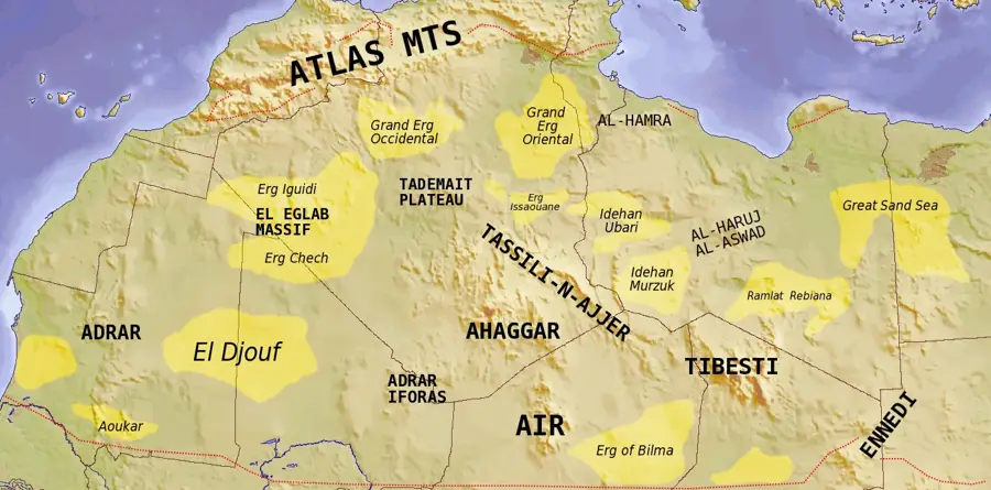 Erg Chech — Ménaka (Mali)