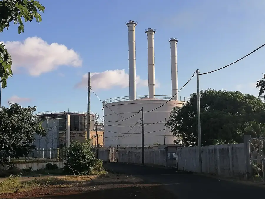 Ölterminal Fort William — Gewerbegebiet Coromandel (Mauritius)