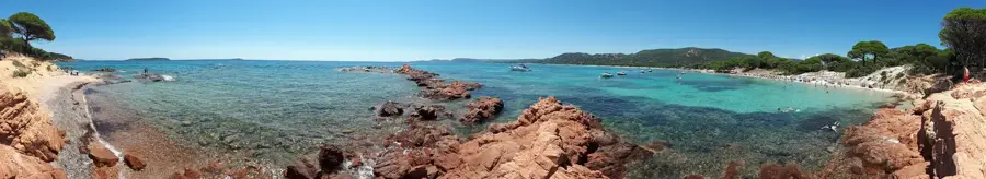 Palombaggia beach – city