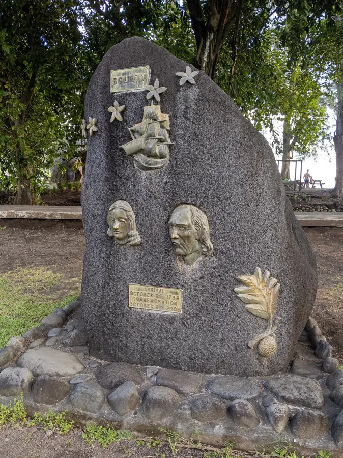 Bounty Memorial Tahiti — Tetiaroa Bird Sanctuary (French Polynesia)