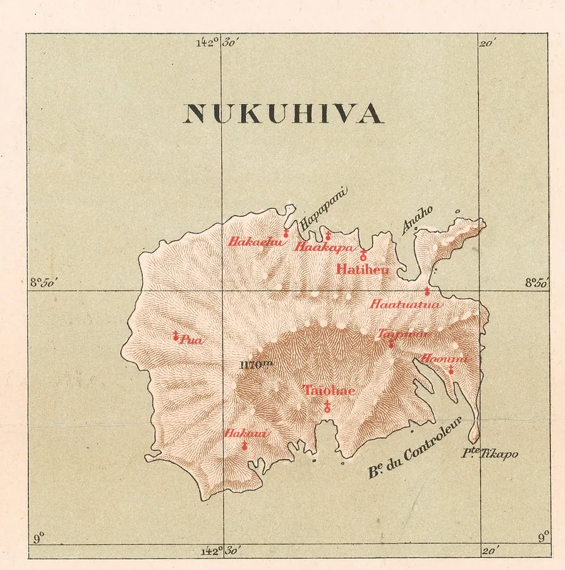 Notre Dame Cathedral Nuku Hiva — Mount Oave (French Polynesia)