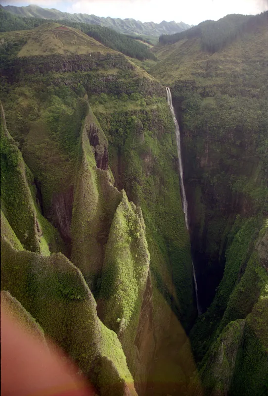 Vaipo Waterfall — Mount Oave (French Polynesia)