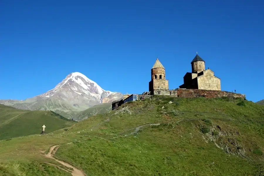 Gergeti Trinity Church — Jvari Monastery (Georgia)