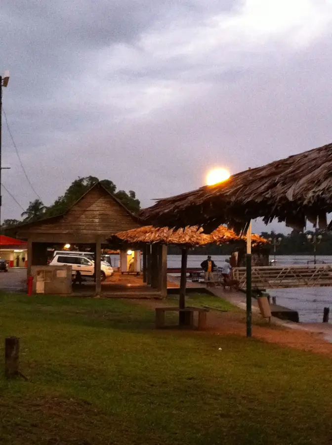 Saint-Georges River Port — Oyapock River Bridge (French Guiana)