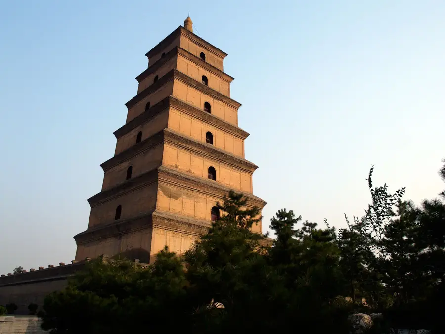 Pagoda Gâștei Sălbatice Mari — Muntele Hua (China)