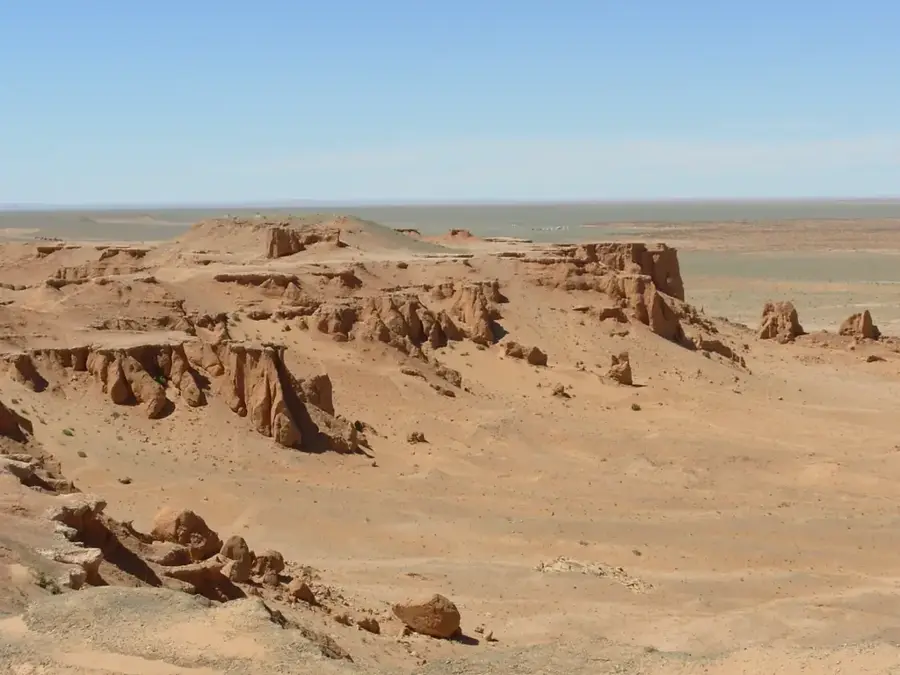 Gobi-Wüste — Weiße Stupa (Tsagaan Suvarga) (Mongolei)