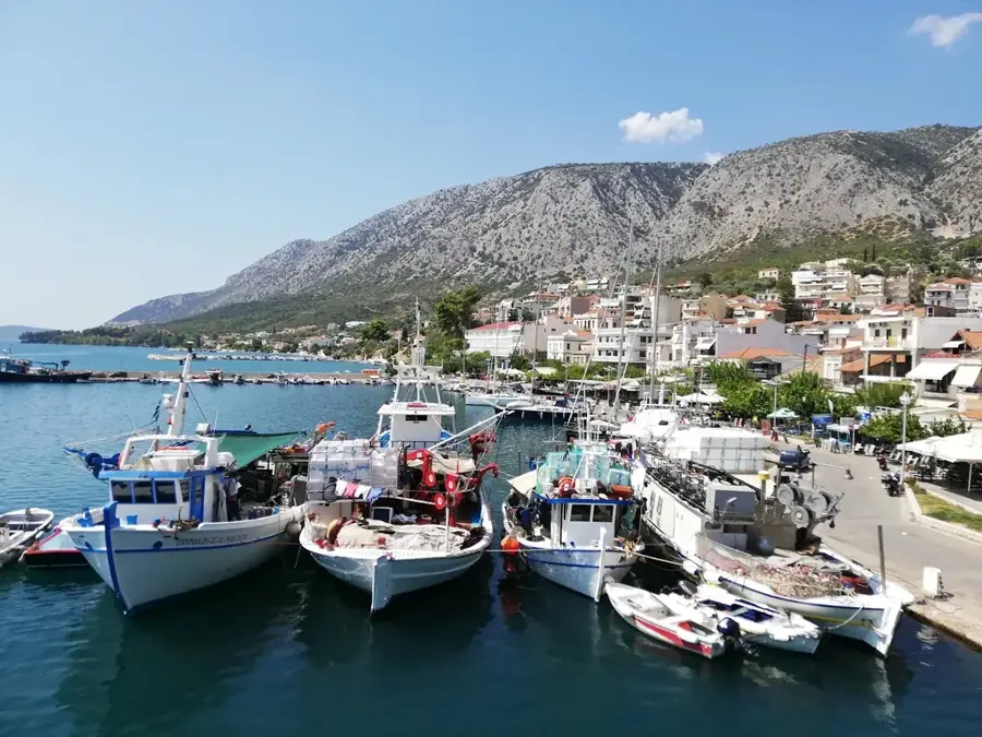 Hafen Platygiali (Astakos)