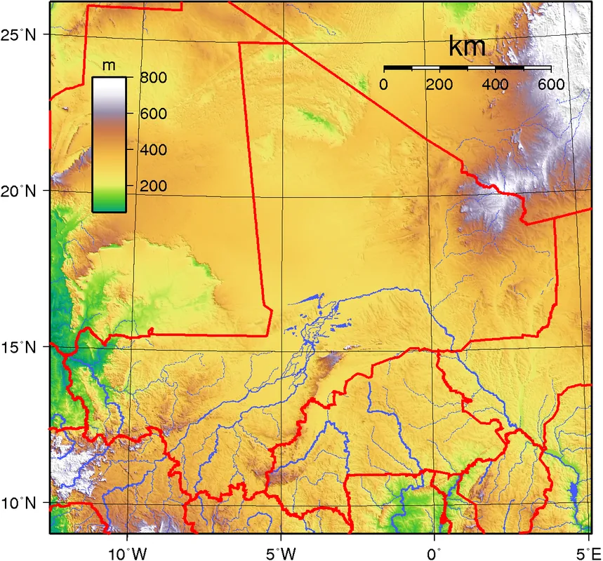 Gueltas im Aïr-Gebirge — Tchigaï-Plateau (Niger)