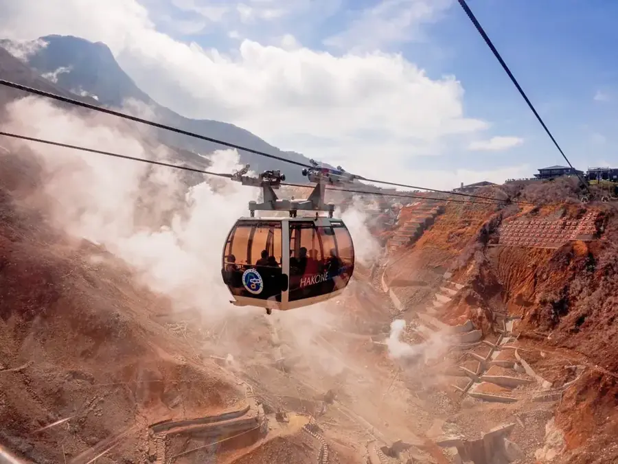 Hakone-Seilbahn — Fuji (Japan)