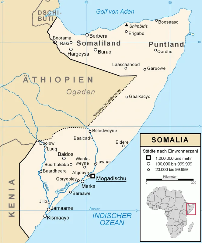 Hafen von Hobyo — Mudug Savanne (Somalia)
