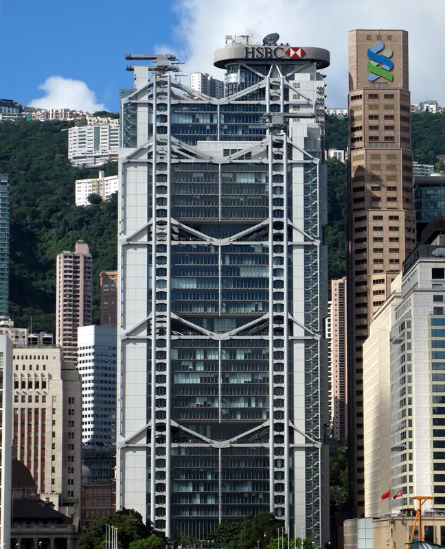 HSBC Main Building — Mid-Levels Rolltreppe (Sonderverwaltungsregion Hongkong)