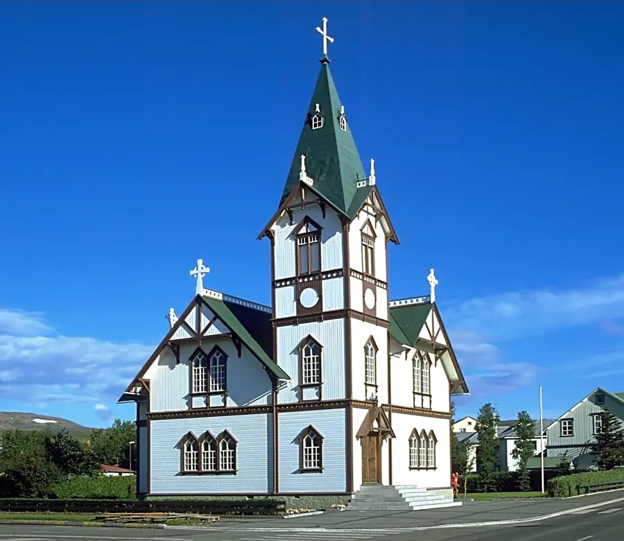 Kirche von Húsavík — Grímsey (Island)