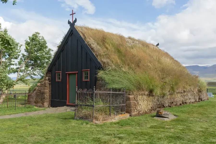 Víðimýrarkirkja — Ferma Glaumbær (Islanda)