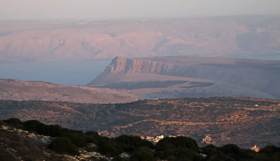 Muntele Arbel — Tel Hazor (Israel)