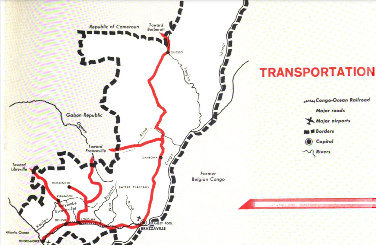 Impfondo kikötője — Ouésso (Kongó – Brazzaville)
