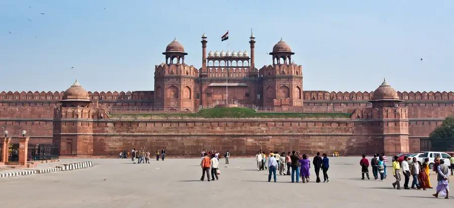 Rotes Fort — Gurgaon Finanz- und Technologiezentrum (Indien)