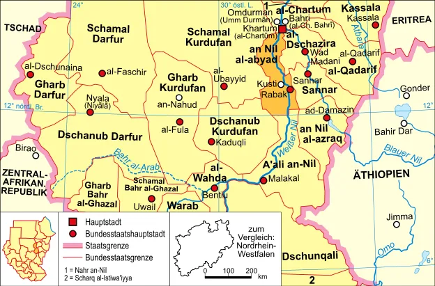 Juba Zuckerfabrik — Kismayo-Küstenrelief (Somalia)