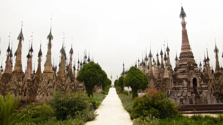 Pagodele Kakku — Kengtung (Myanmar (Birmania))