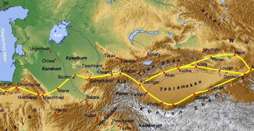 Deșertul Karakum — Kaka (Turkmenistan)