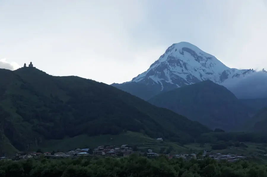 Mount Kazbek — Jvari Monastery (Georgia)