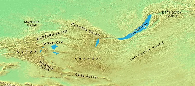 Khangai Mountains — Orkhon River (Mongolia)