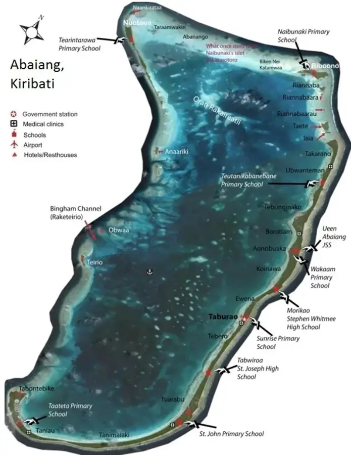 Laguna Abaiang — Biblioteca și Arhivele Naționale (Kiribati)